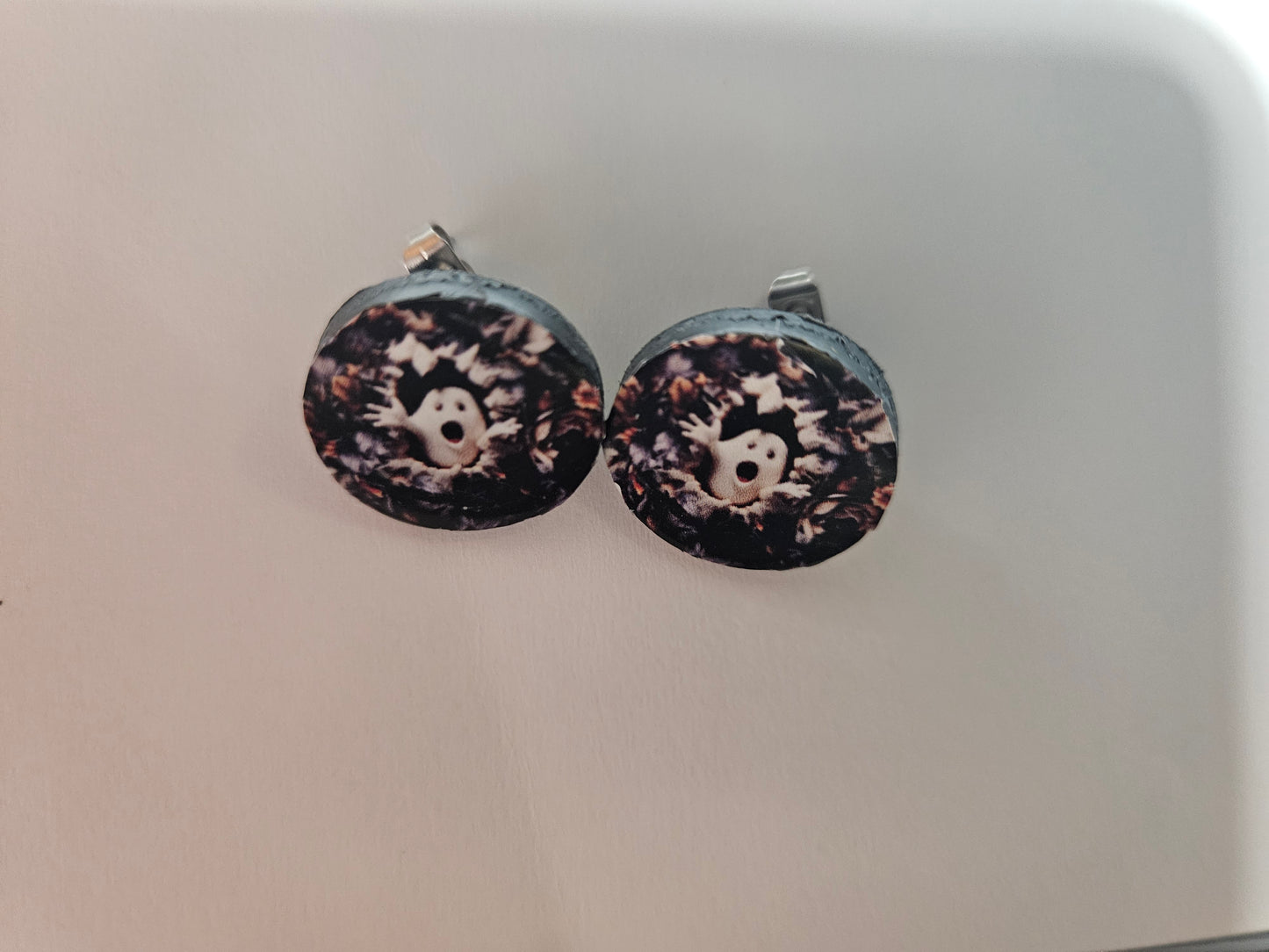 Button Earrings