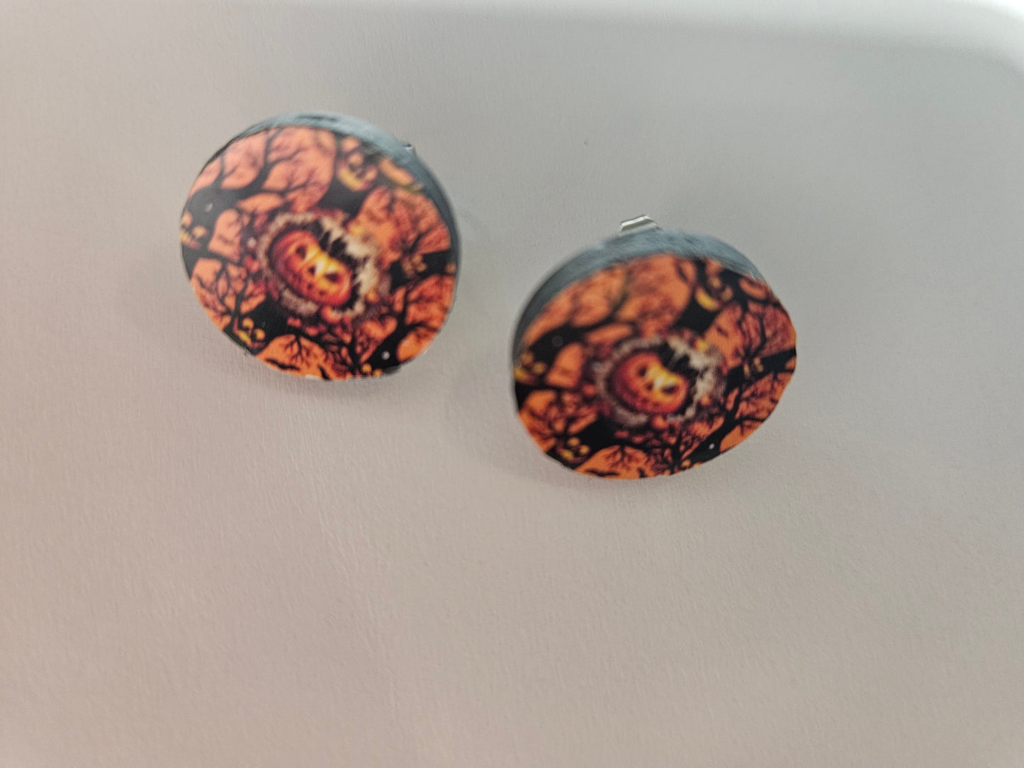 Button Earrings