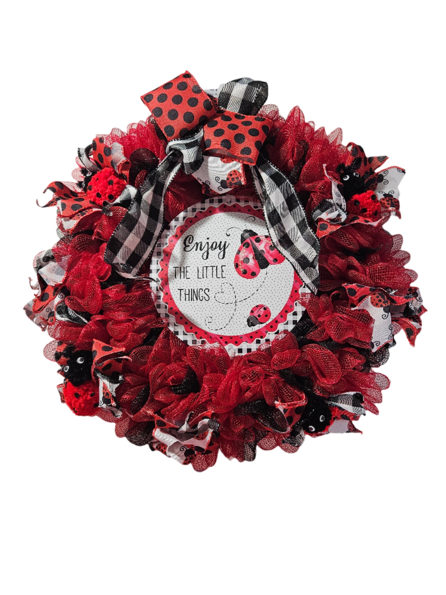 Ladybug Wreath