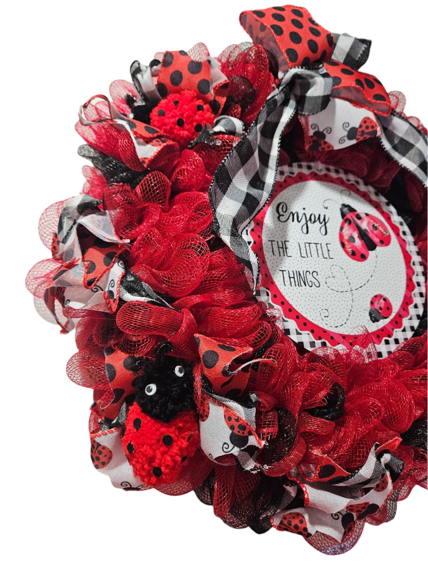 Ladybug Wreath