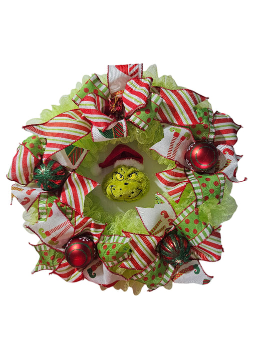 18" Grinch Wreath